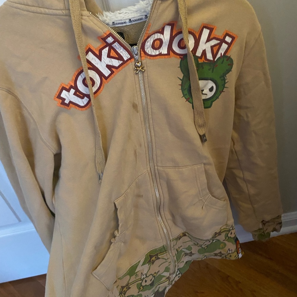 Toki doki bape look alike zip up jacket!